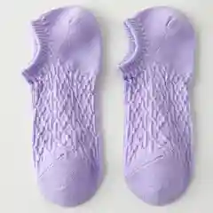 Лавандовый однотонные хлопковые носки, подследники , 36-40, хлопок 100%