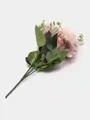 Розовый искусственные цветы, композиция