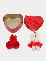 Красный мыльные розы, подарочный набор для девушки
