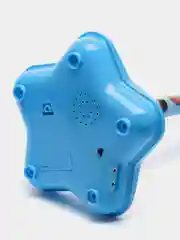 Синий музыкальный детский микрофон