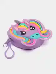 Кораллово-розовый кошелек детский, силиконовый