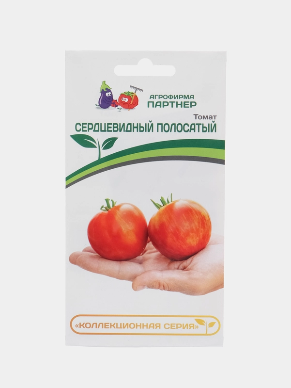 Томат "Сердцевидный полосатый", Партнер, 10 семян