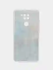 Голубой силиконовый чехол на Xiaomi Redmi 10X/Redmi Note 9 / Сяоми Редми Нот 9/10X прозрачный