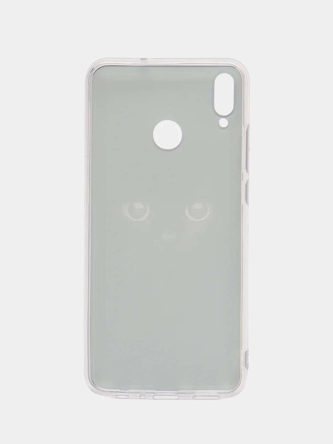 Шоколадный силиконовый чехол на Honor 8X / Хонор 8Х прозрачный, с рисунком, защита камеры