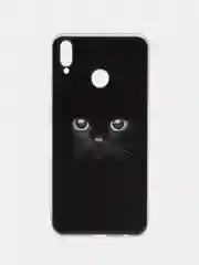 Шоколадный силиконовый чехол на Honor 8X / Хонор 8Х прозрачный, с рисунком, защита камеры