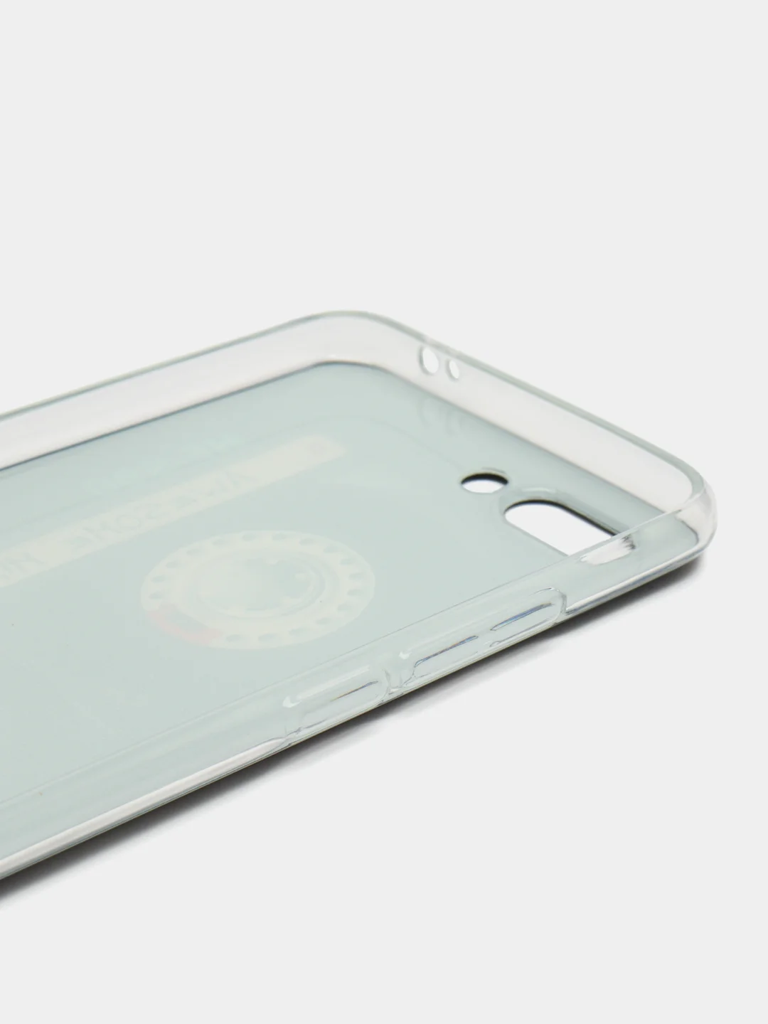 Хром силиконовый чехол на Honor 10 / Хонор 10 прозрачный, с рисунком, защита камеры