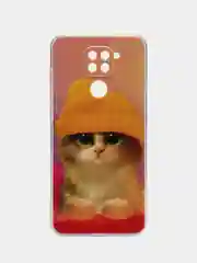 Желтый силиконовый чехол на Xiaomi Redmi 10X/Redmi Note 9 / Сяоми Редми Нот 9/10X прозрачный