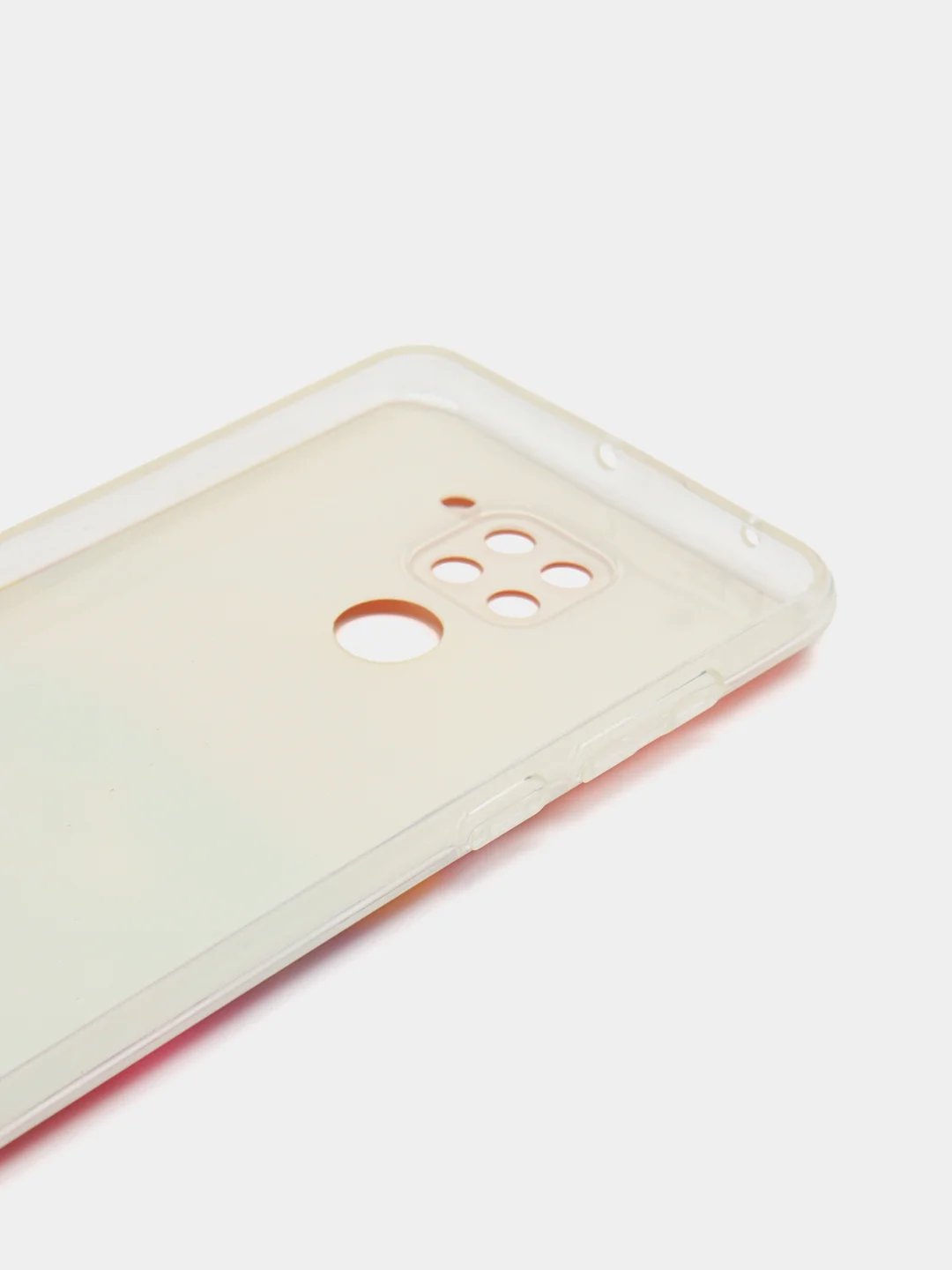 Желтый силиконовый чехол на Xiaomi Redmi 10X/Redmi Note 9 / Сяоми Редми Нот 9/10X прозрачный
