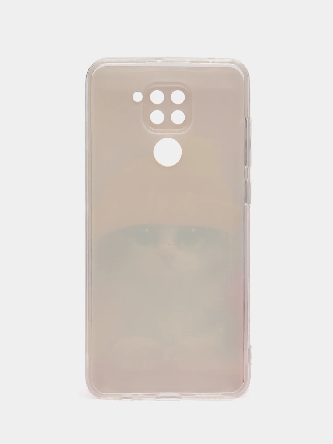 Желтый силиконовый чехол на Xiaomi Redmi 10X/Redmi Note 9 / Сяоми Редми Нот 9/10X прозрачный