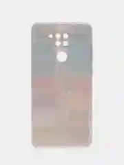 Бордовый силиконовый чехол на Xiaomi Redmi 10X/Redmi Note 9 / Сяоми Редми Нот 9/10X прозрачный