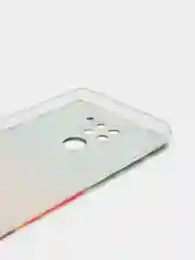 Бордовый силиконовый чехол на Xiaomi Redmi 10X/Redmi Note 9 / Сяоми Редми Нот 9/10X прозрачный