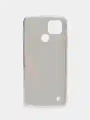 Красный силиконовый чехол на Oppo Realme C21/Реалми С21 прозрачный, с рисунком, защита камеры