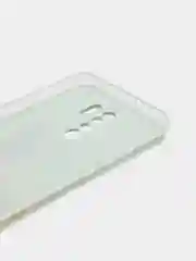 Тёмно-серый силиконовый чехол на Xiaomi Redmi 9 / Сяоми Редми 9 прозрачный, с рисунком, защита камеры