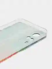 Бордовый силиконовый чехол на Vivo Y31/Y53s 4G / Виво Y31 прозрачный, с рисунком, защита камеры