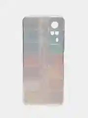 Бордовый силиконовый чехол на Vivo Y31/Y53s 4G / Виво Y31 прозрачный, с рисунком, защита камеры