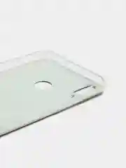 Угольный силиконовый чехол на Honor 8X / Хонор 8Х прозрачный, с рисунком, защита камеры