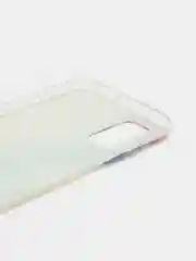 Ледяной силиконовый чехол на Samsung Galaxy A51 / Самсунг А51 прозрачный с рисунком, защита камеры