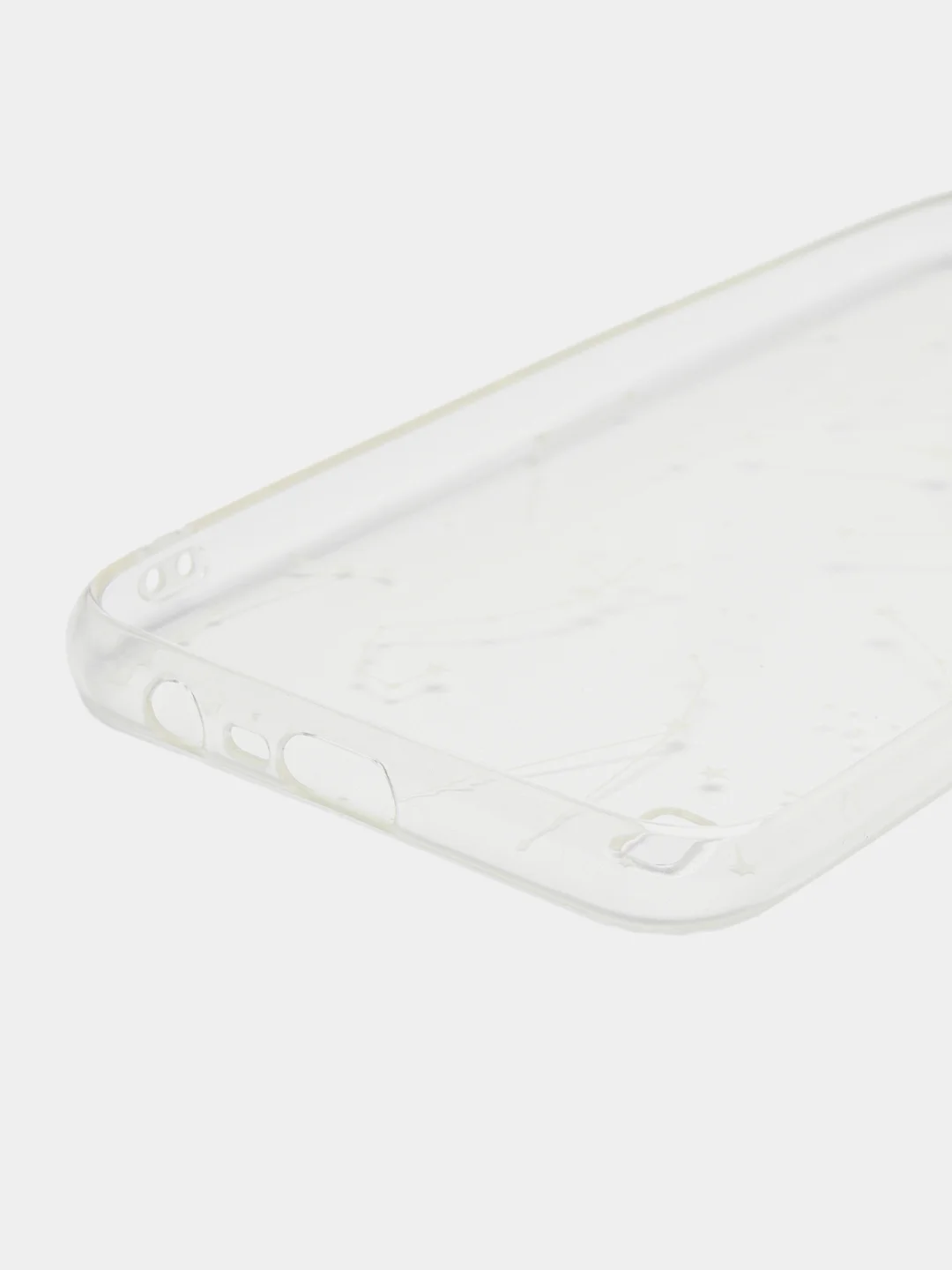 Прозрачный силиконовый чехол на Oppo Realme C21/Реалми С21 прозрачный, с рисунком, защита камеры