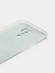 Угольный силиконовый чехол на Xiaomi Redmi 9 / Сяоми Редми 9 прозрачный, с рисунком, защита камеры