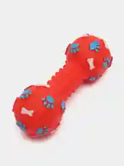 Красный игрушка жевательная пищащая "Кость для массажа", 13*4,5*4,5 см Игрушки для собак Косточка
