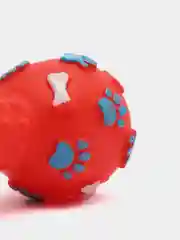 Красный игрушка жевательная пищащая "Кость для массажа", 13*4,5*4,5 см Игрушки для собак Косточка