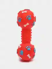 Красный игрушка жевательная пищащая "Кость для массажа", 13*4,5*4,5 см Игрушки для собак Косточка