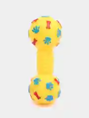 Желтый игрушка жевательная пищащая "Кость для массажа", 13*4,5*4,5 см Игрушки для собак Косточка