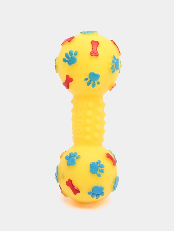Игрушка жевательная пищащая "Кость для массажа", 13*4,5*4,5 см Игрушки для собак Косточка