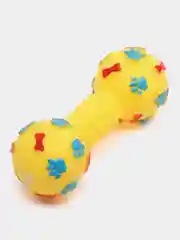 Желтый игрушка жевательная пищащая "Кость для массажа", 13*4,5*4,5 см Игрушки для собак Косточка