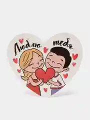 Аметистовый валентинка на 14 февраля