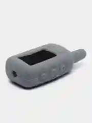 Серый чехол для брелка сигнализации силиконовый Tomahawk TW 9010/9020/9030 с узкой антенной