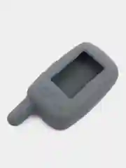 Серый чехол для брелка сигнализации силиконовый Tomahawk TW 9010/9020/9030 с узкой антенной