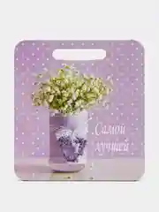 Белый доска разделочная, салфетница, декоративная