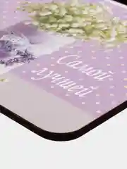 Белый доска разделочная, салфетница, декоративная
