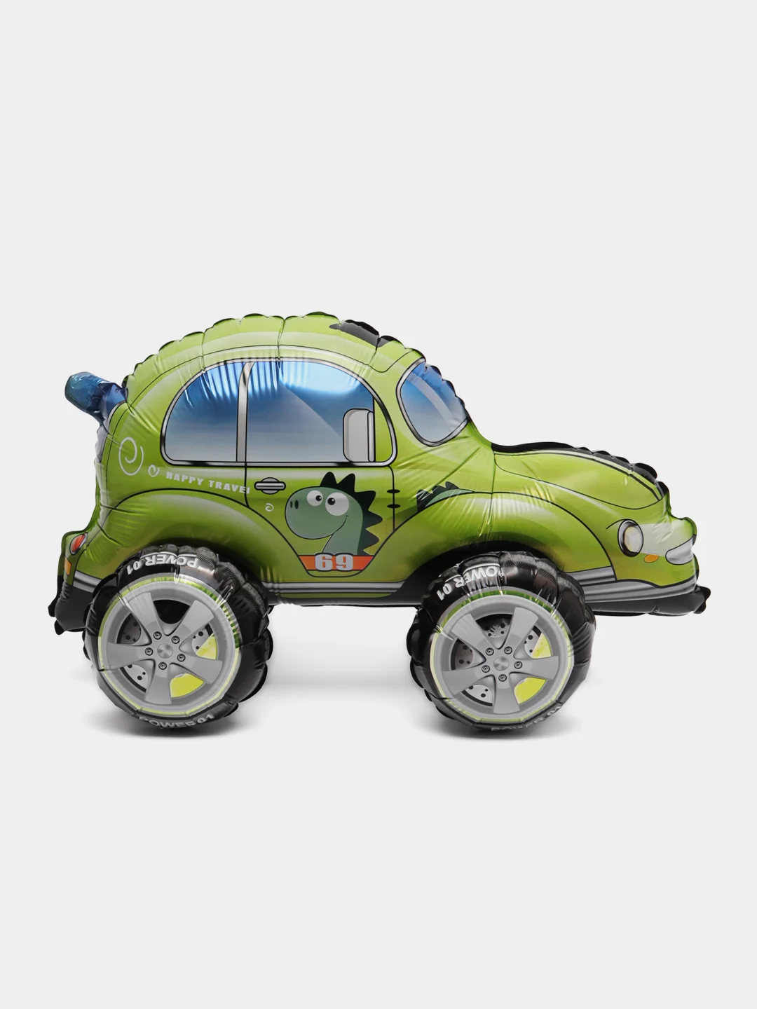 Золотистый хаки 3d Автомобиль воздушный шар стоячая - фигура