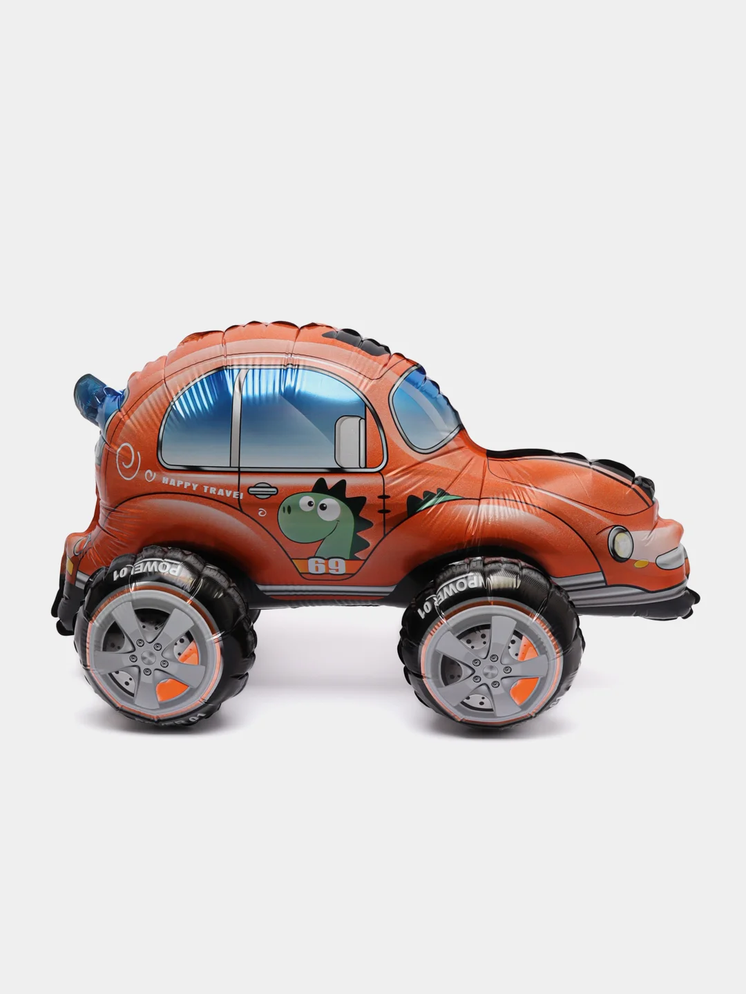 Оранжевый 3d Автомобиль воздушный шар стоячая - фигура