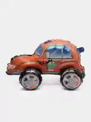 Оранжевый 3d Автомобиль воздушный шар стоячая - фигура