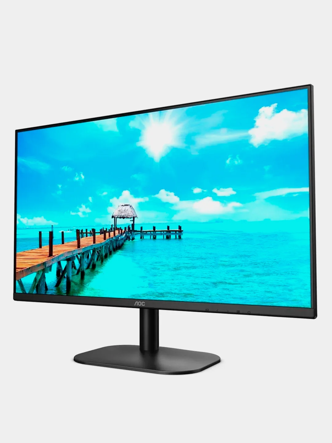 Черный монитор AOC 23.8" 24B2XD, 1920 x 1080
