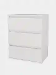 Комод 3 ящика белый