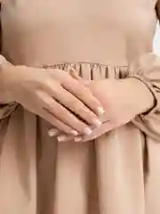 Кольцо тонкое под серебро Волны