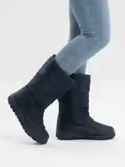 Индиго дутики женские, зимние, с мехом