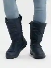 Индиго дутики женские, зимние, с мехом