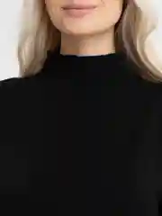 Черный трикотажный костюм "Лапша"