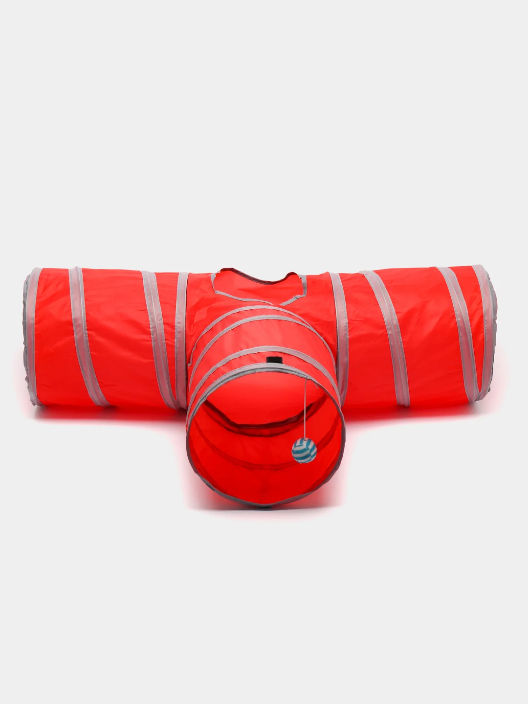 Красный тоннель игровой для кошек
