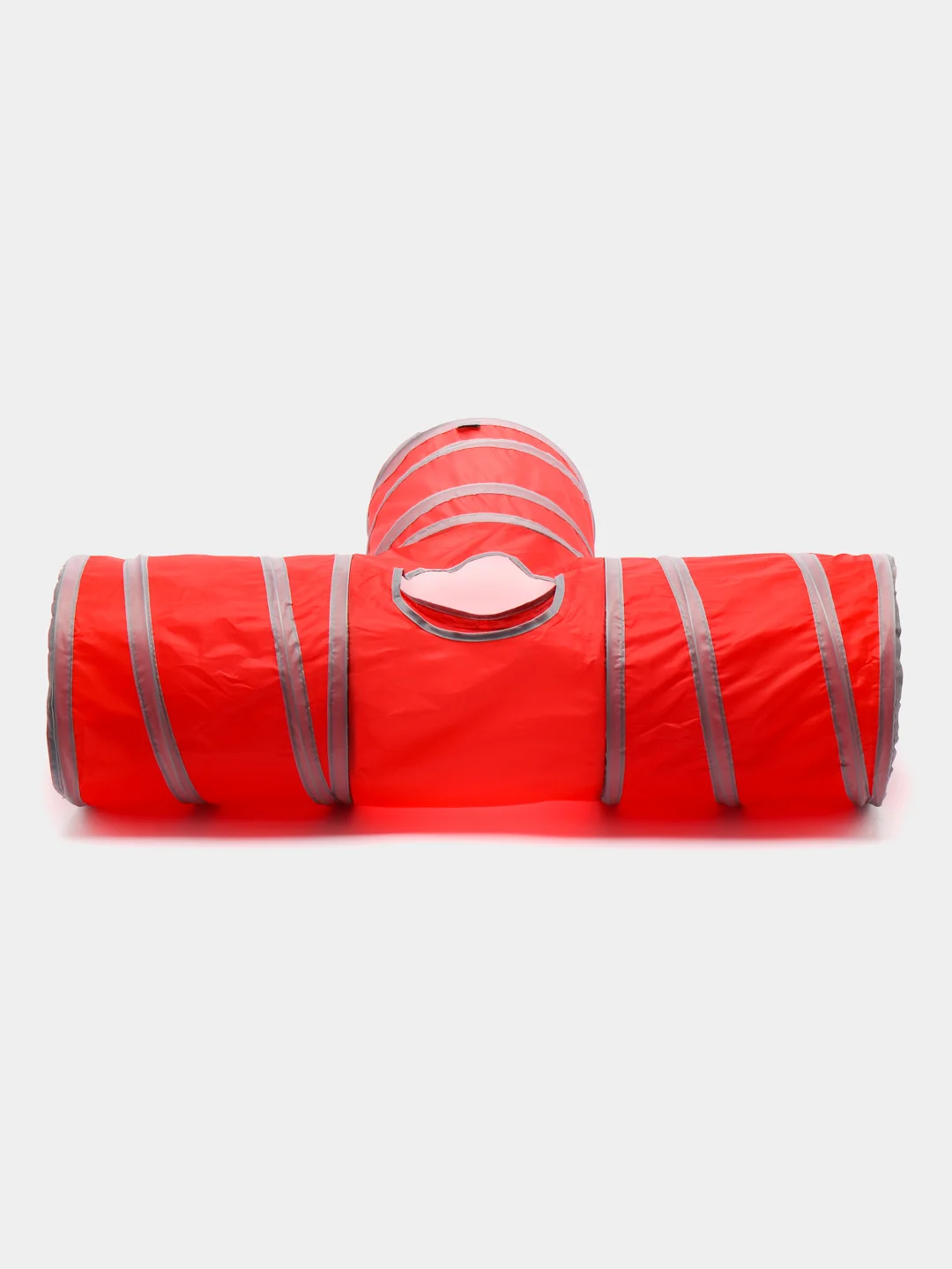 Красный тоннель игровой для кошек