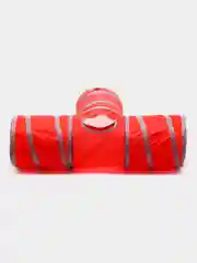 Красный тоннель игровой для кошек