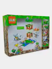 Конструктор 504 детали, JLB Minecraft "Нападение армии скелетов",совместим с лего