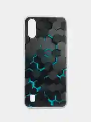 Бирюзовый чехол на ZTE Blade A51 lite/Blade A5 (2020) / ЗТЕ Блэйд А51 Лайт прозрачный, с рисунком