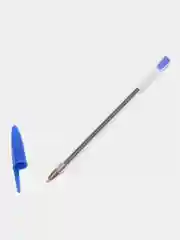 Синий ручка шариковая,  0,7 мм, стержень красный/cиний