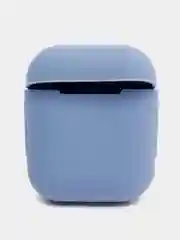 Темно-синий силиконовый чехол для наушников AirPods 1 / 2